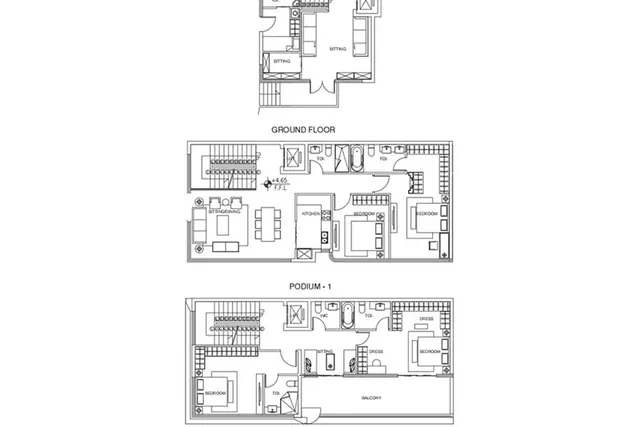 3 bedroom Duplex apartment
