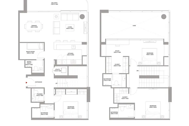 3 bedroom duplex