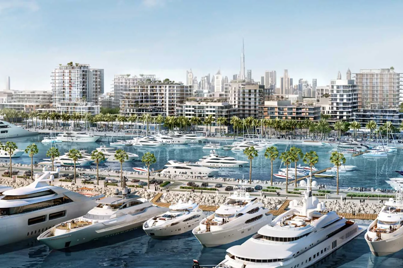 Marina and beachfront