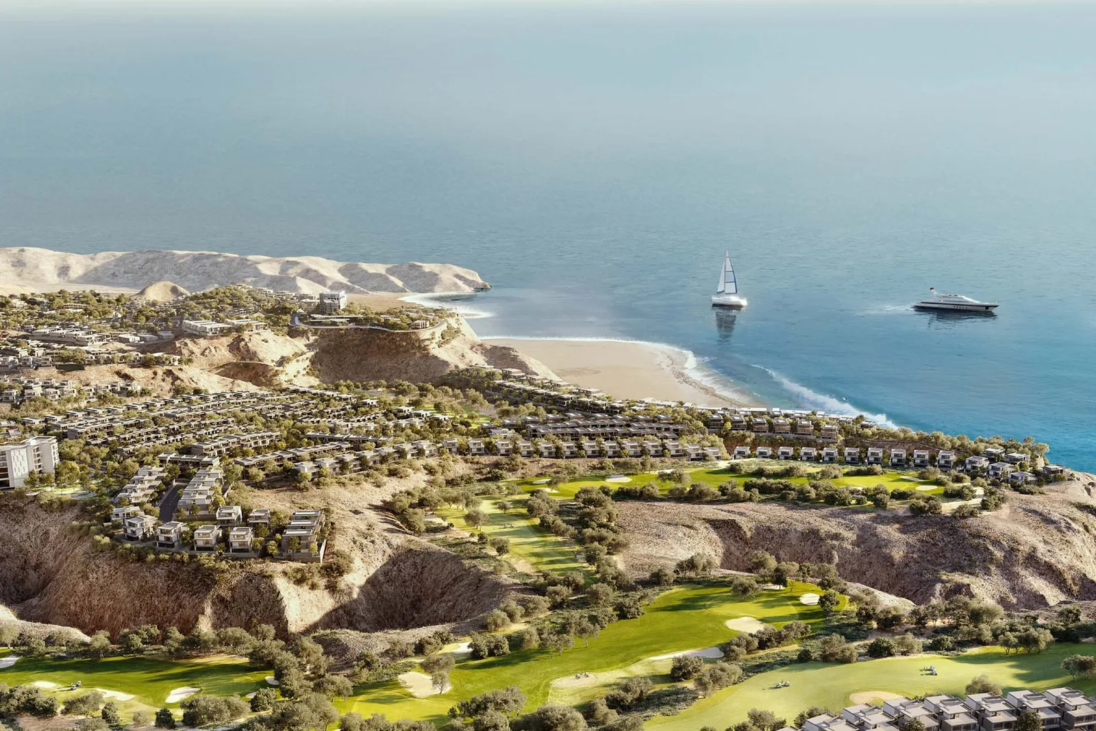 Unique ocean and golf course views