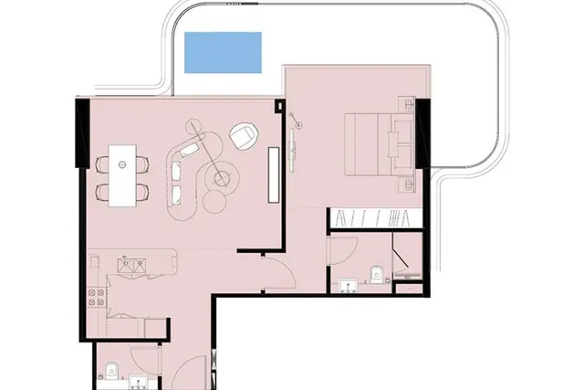 1 bedroom apartment