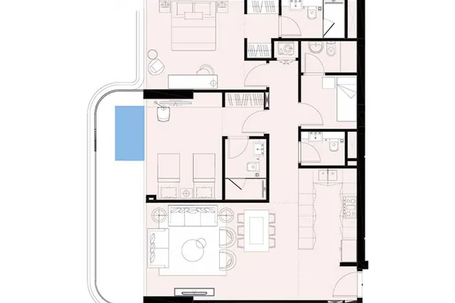 2 bedroom apartment