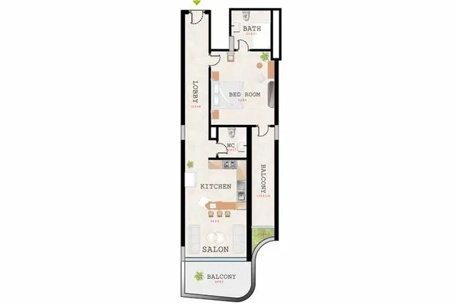 1 bedroom apartment