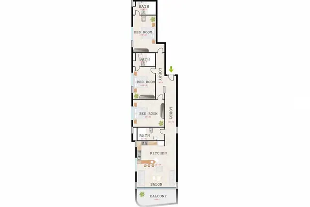 3 bedroom apartment