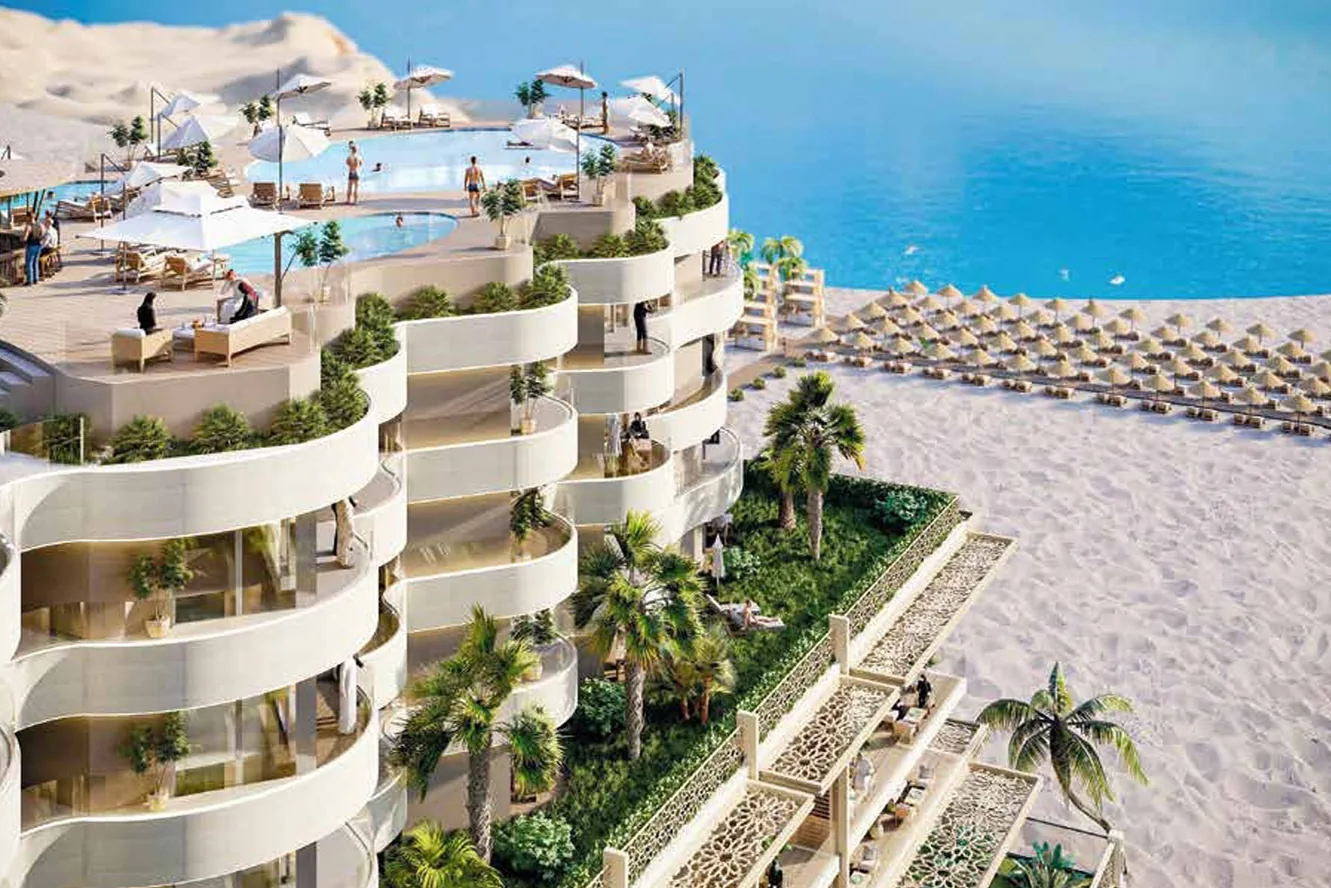 Sea, mountain, and cityscape views from every residence