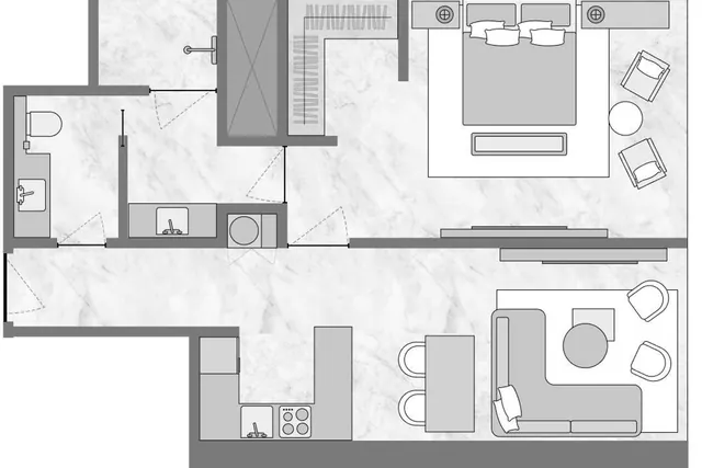1 bedroom apartment