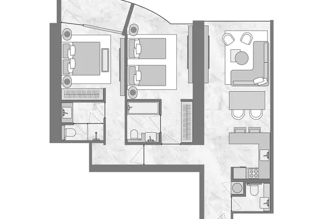 2 bedroom apartment