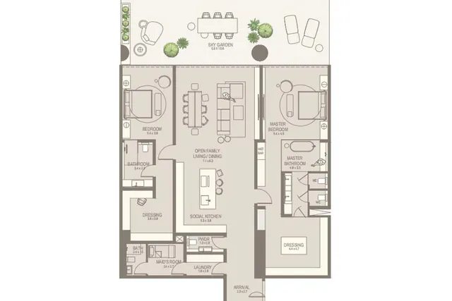 2 bedroom Villa