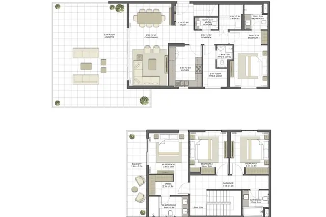 4 bedroom apartment