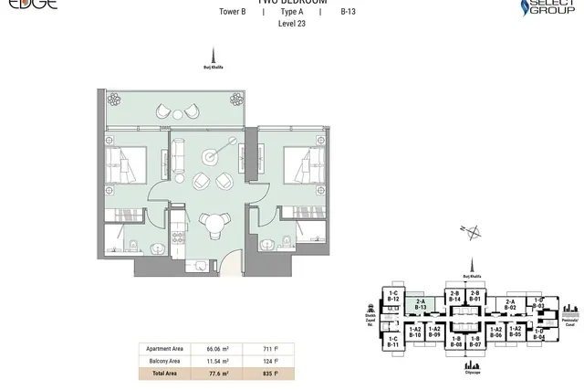 2 Bedroom