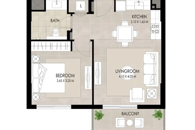1 bedroom