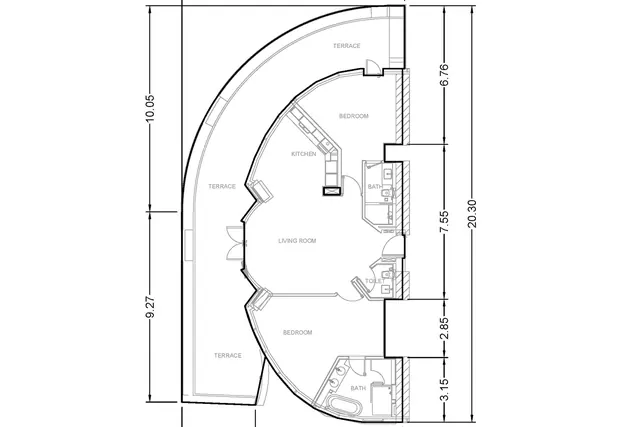 2 bedrooms