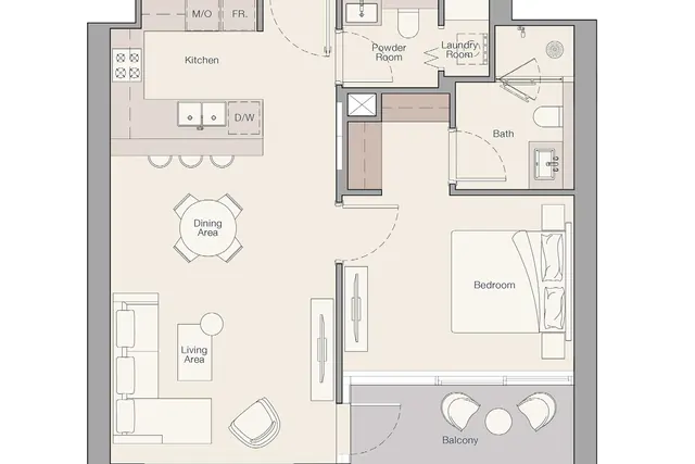 1 bedroom