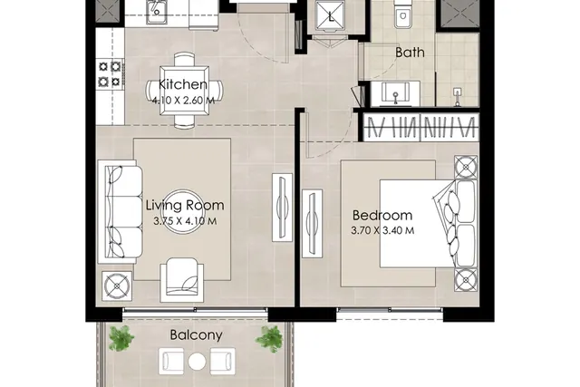1 Bedroom