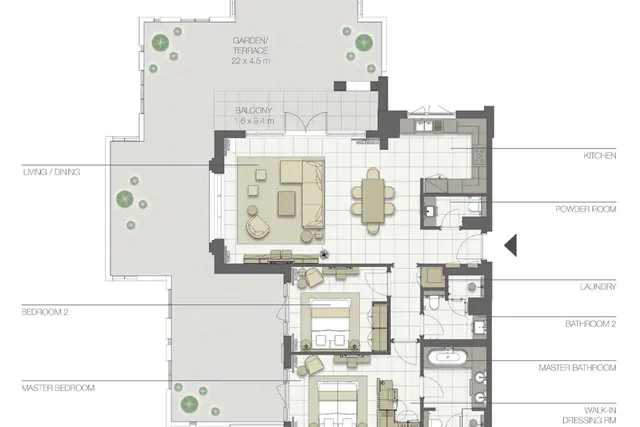 2 bedroom apartment