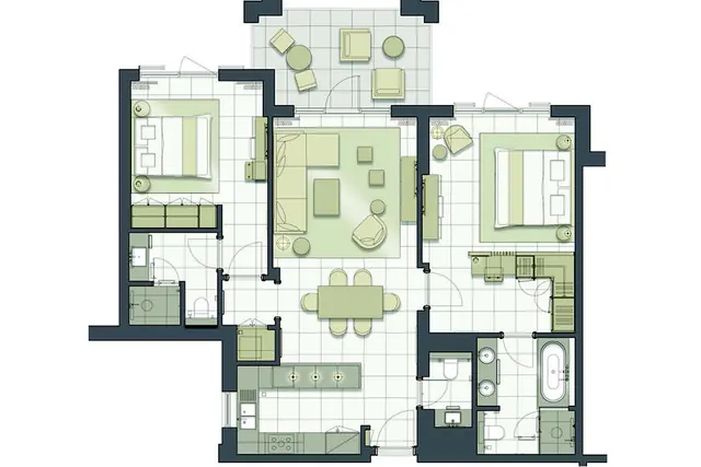 2 bedroom apartment