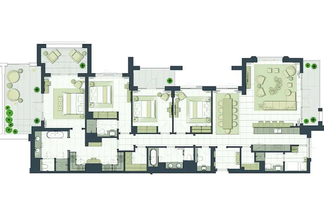 4 bedroom penthouse