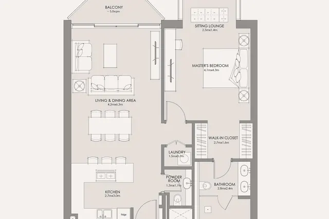 1 bedroom