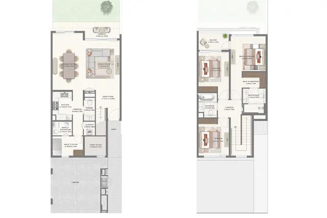 3 bedroom townhouse