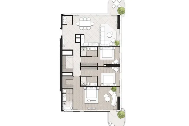 3 bedroom apartment