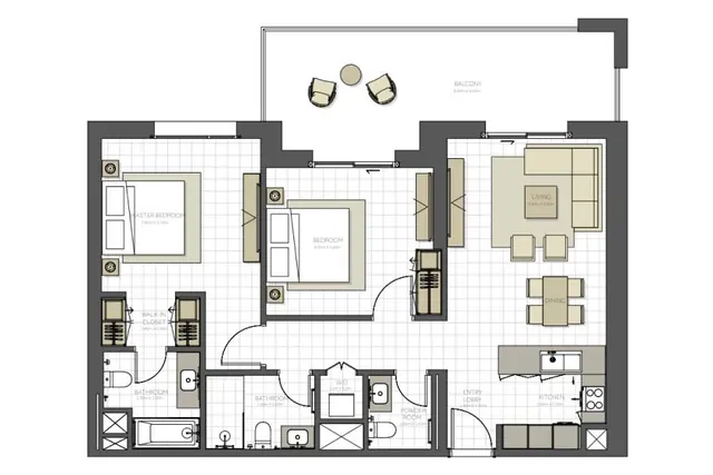 2 bedroom apartment