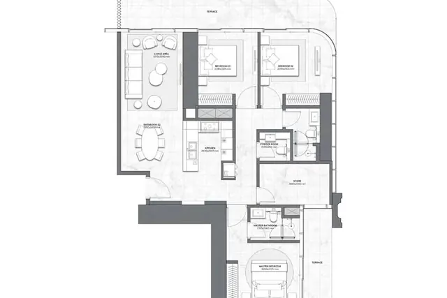 3 bedroom apartment