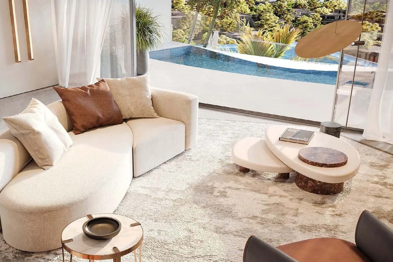 Apartments with pool terraces
