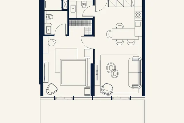 1 bedroom apartment