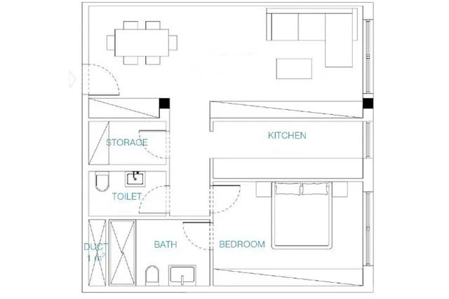 1 bedroom apartment