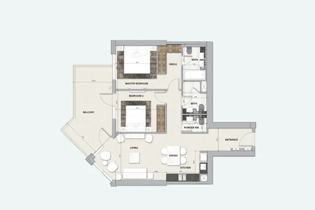 2 Bedroom