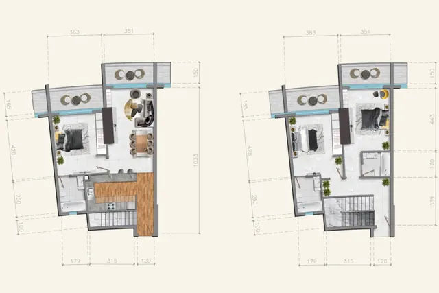 3 bedroom duplex
