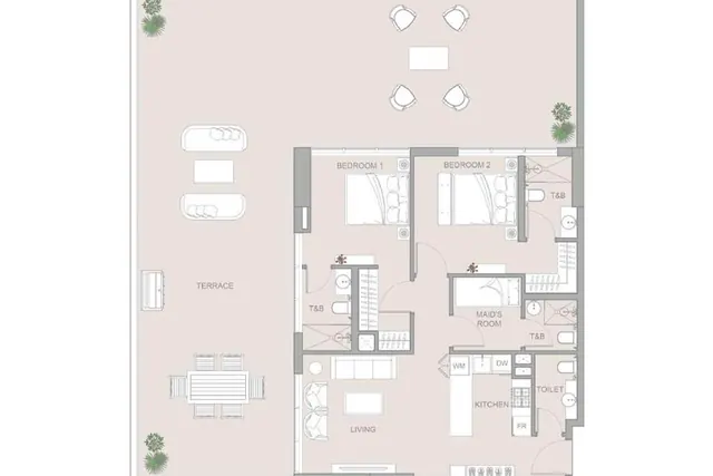 2,5 bedroom apartment
