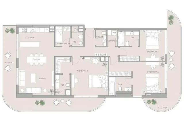 3,5 bedroom apartment