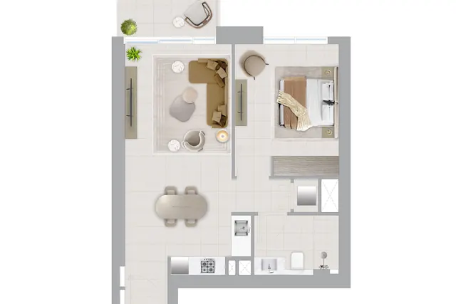 1 bedroom apartment