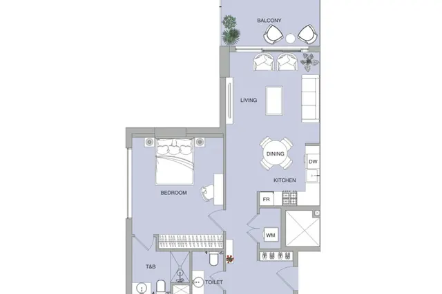 1 bedroom apartment