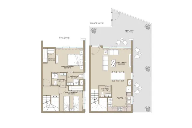 2 bedroom Townhouse