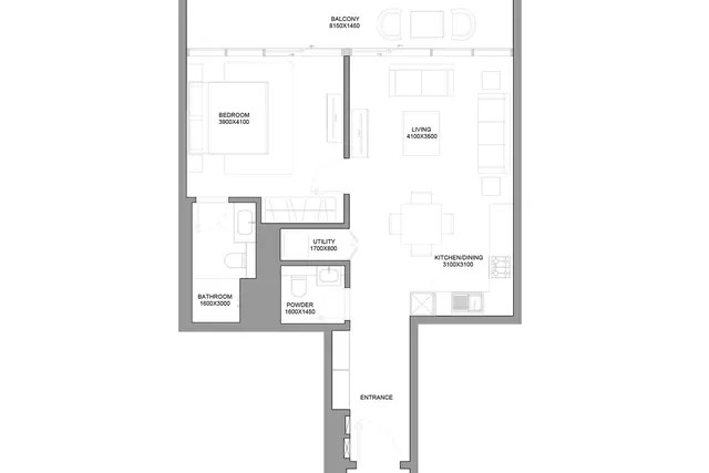 1 bedroom