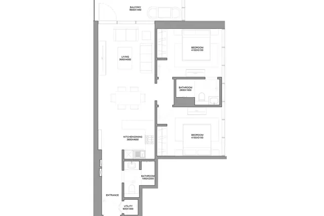 2 bedroom