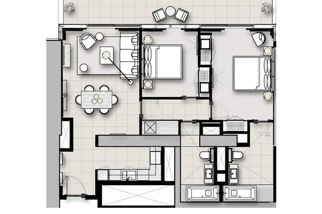 2 bedroom apartment