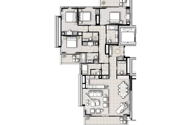 4 bedroom apartment