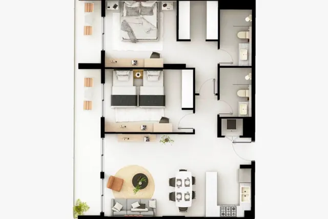 2 bedroom apartment