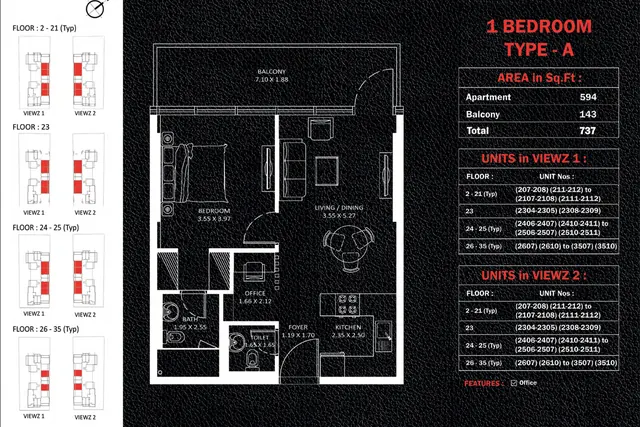 1 bedroom