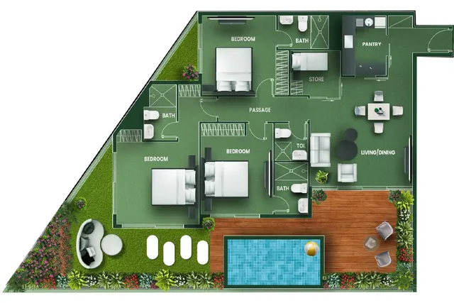 3 bedroom Villa