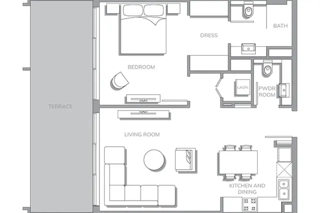 1 bedroom