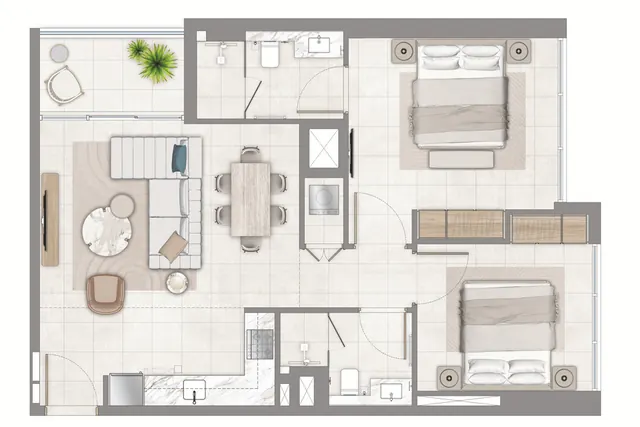 2 bedroom apartment