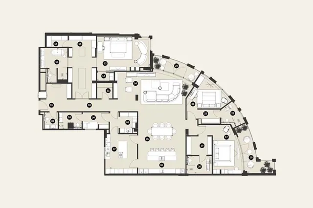 3 bedroom apartment
