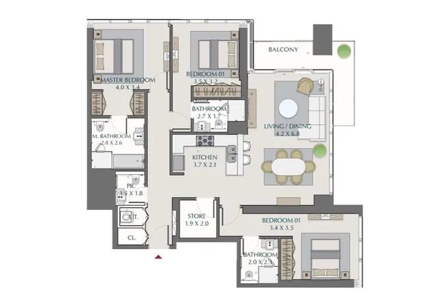 3 bedroom
