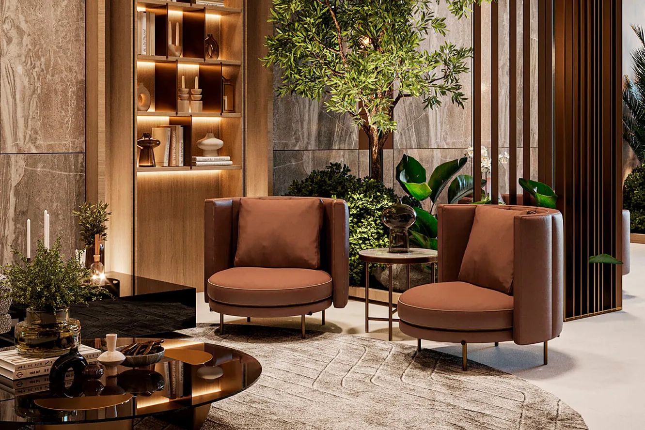 Fully furnished apartments with high-quality finishes