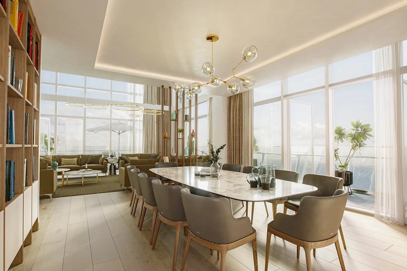 Balcony apartments with views